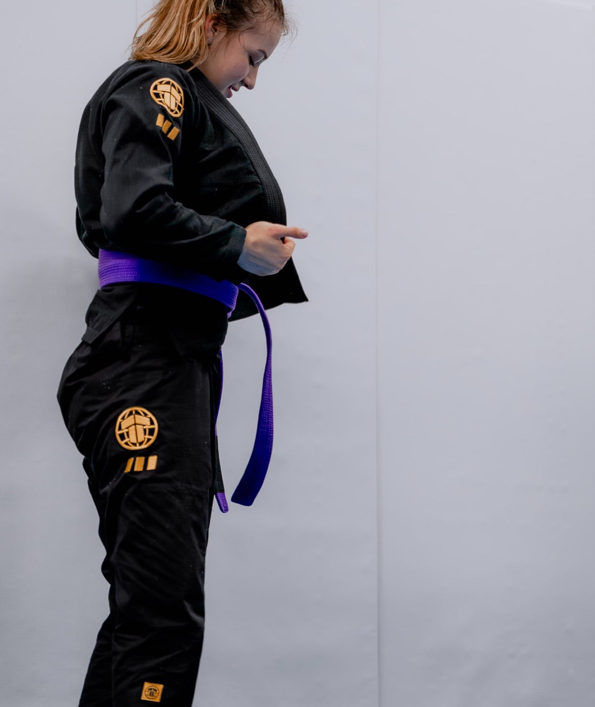 Ladies Pro Series Gi - Black & Champion Gold