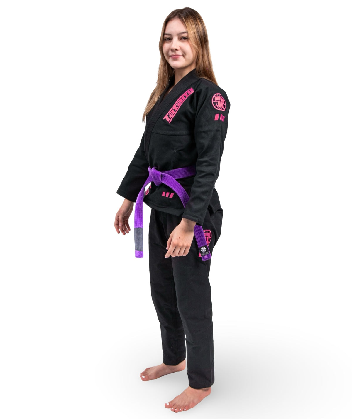 Ladies Pro Series Gi - Black & Wild Rose