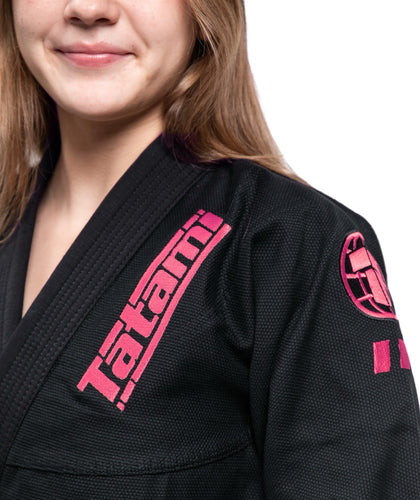 Ladies Pro Series Gi - Black & Wild Rose
