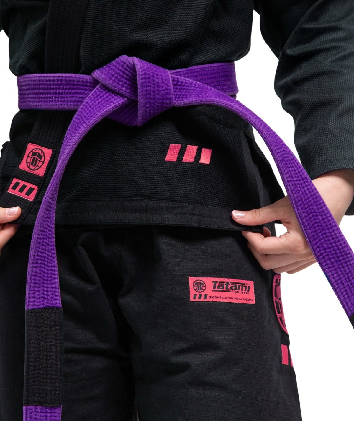Ladies Pro Series Gi - Black & Wild Rose