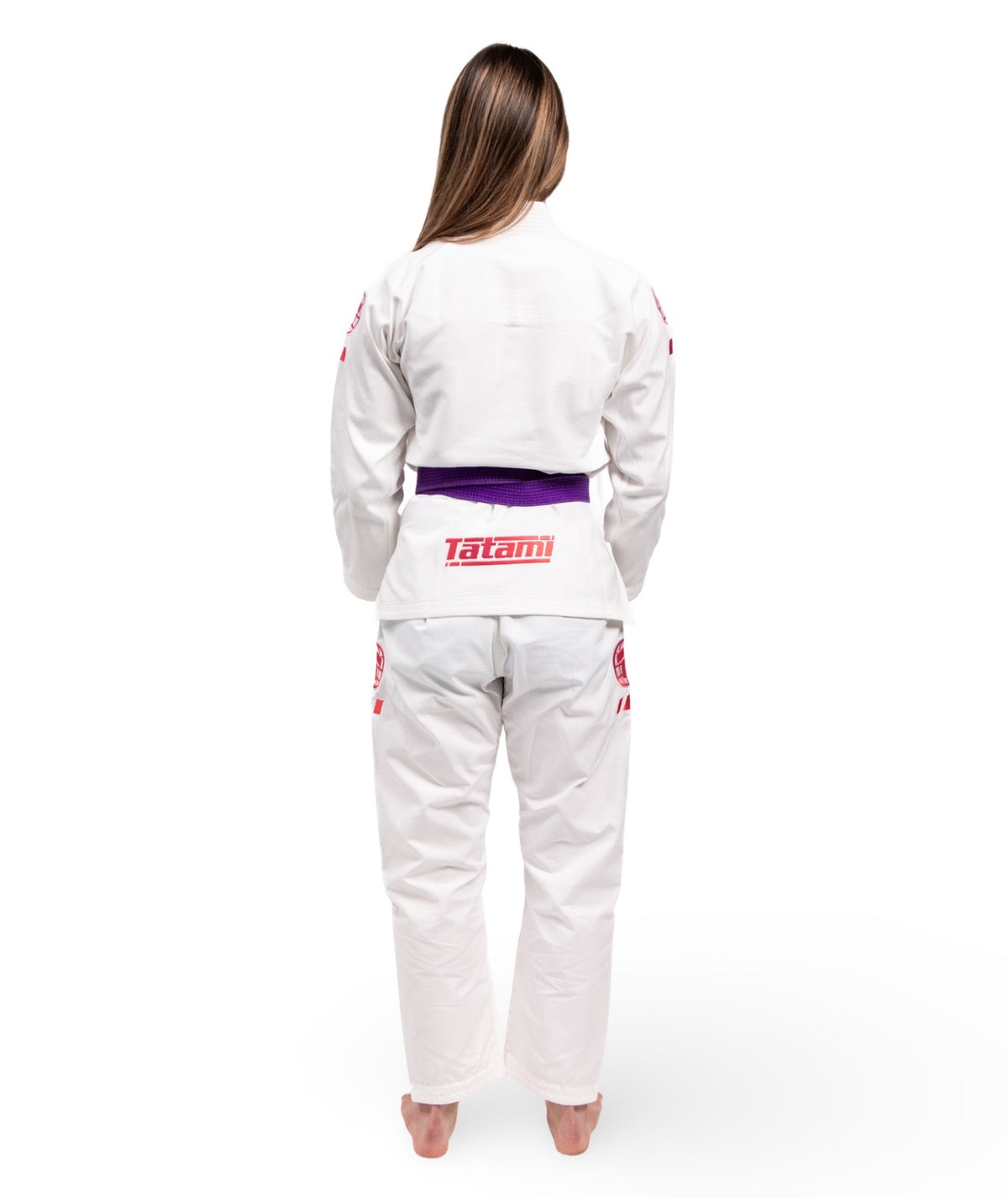 Ladies Pro Series Gi - White & Wild Rose