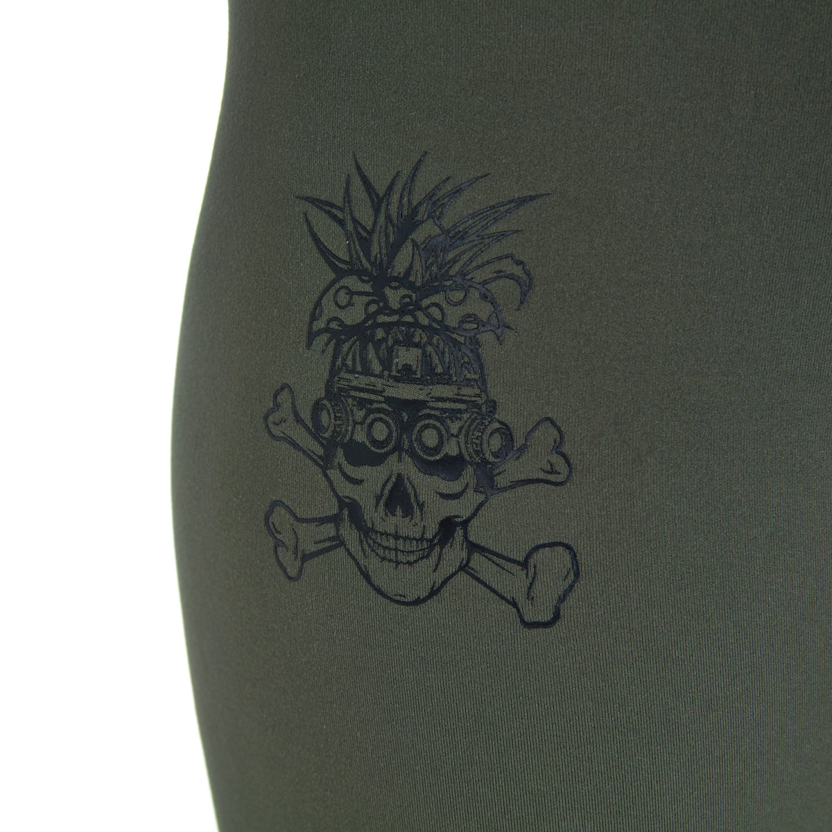 Ladies REORG Pineapple Compression Shorts - Khaki