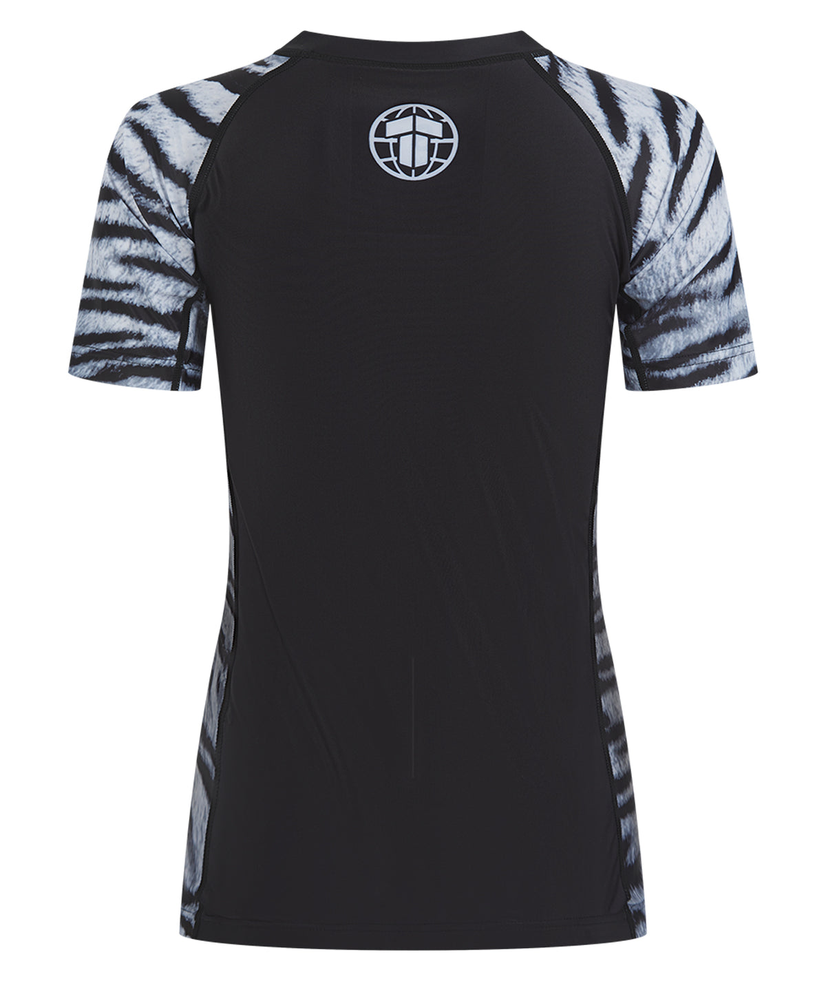 Ladies Recharged Rash Guard - Grey Tiger
