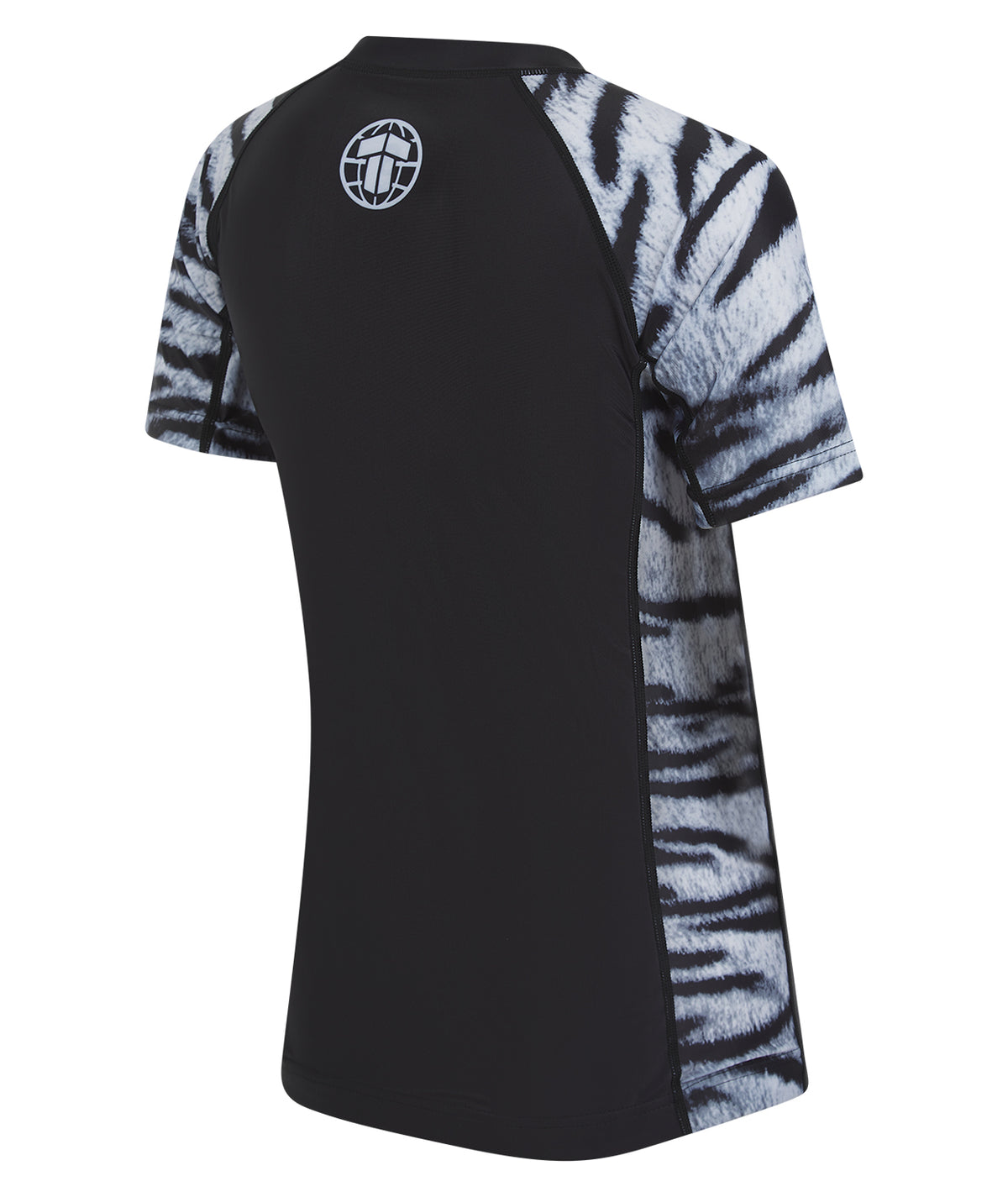 Ladies Recharged Rash Guard - Grey Tiger