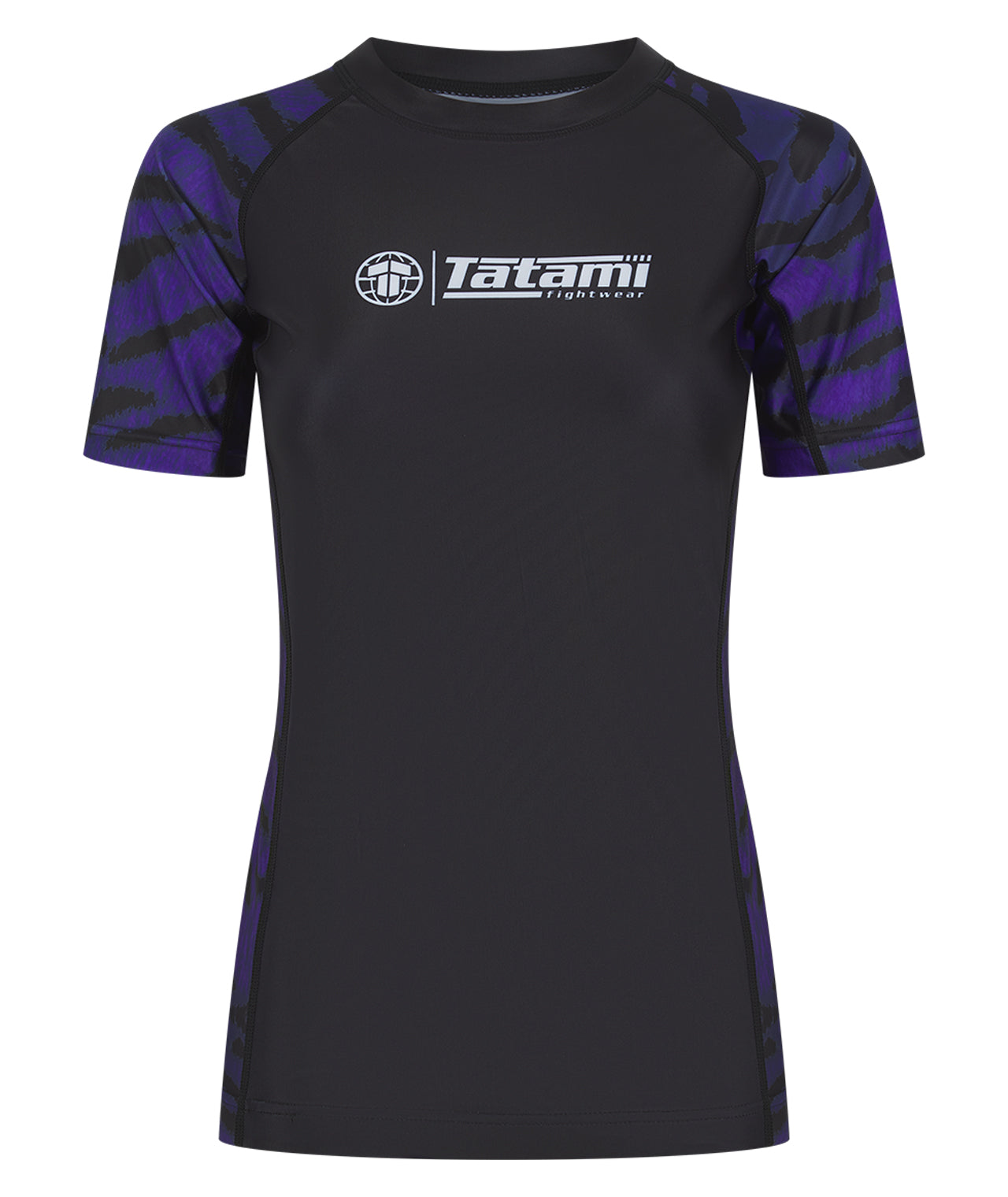 Ladies Recharged Rash Guard - Purple Tiger – Tatami Fightwear Ltd.