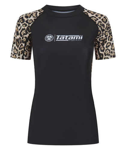 Ladies Recharged Rash Guard - Leopard