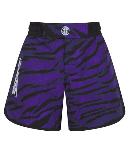 Ladies Recharged Grappling Shorts - Purple Tiger