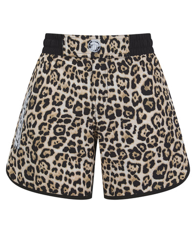 Ladies Recharged Grappling Shorts - Leopard