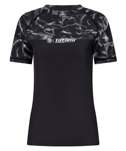 Ladies Smoke Rash Guard - Black