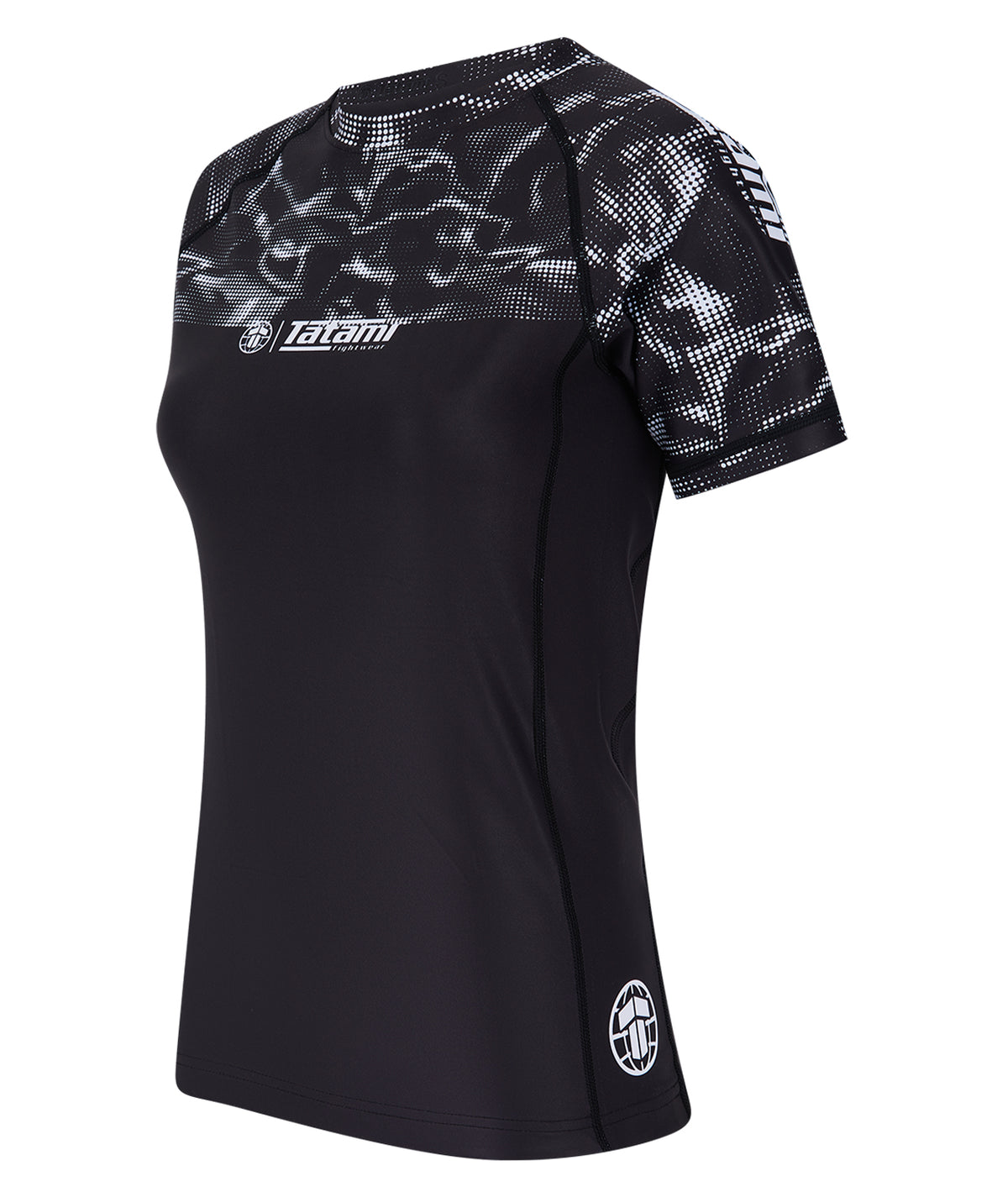 Ladies Smoke Rash Guard - Black