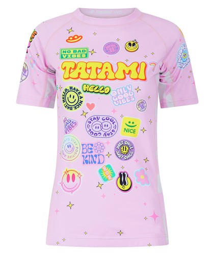 Ladies Sticker Bomb Rash Guard