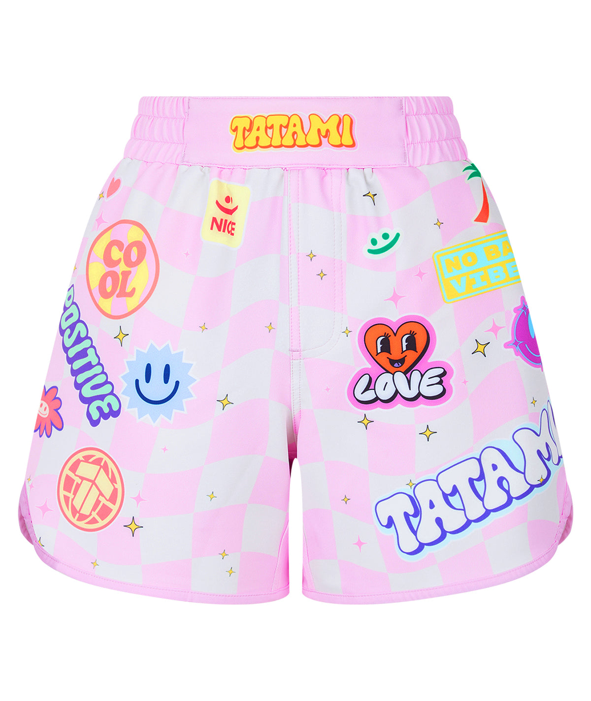 Ladies Sticker Bomb Grappling Shorts