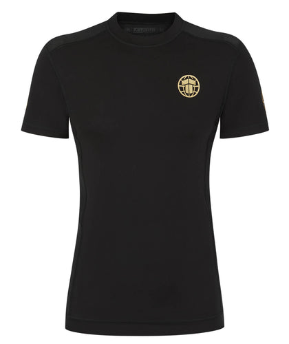 Ladies Tatami Pro Rash Guard - Black & Gold