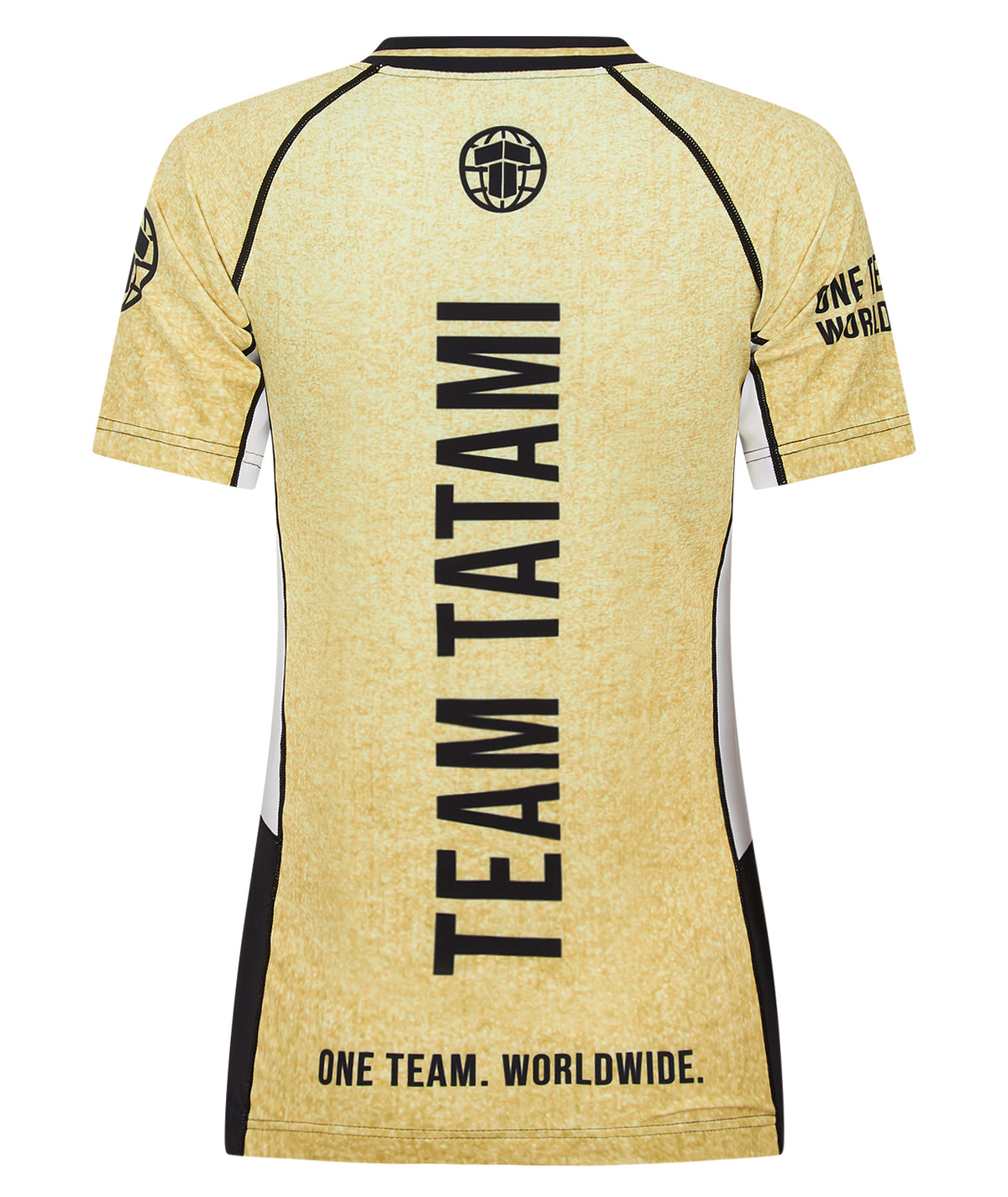 Ladies Team Tatami Short Sleeve Rash Guard - Gold