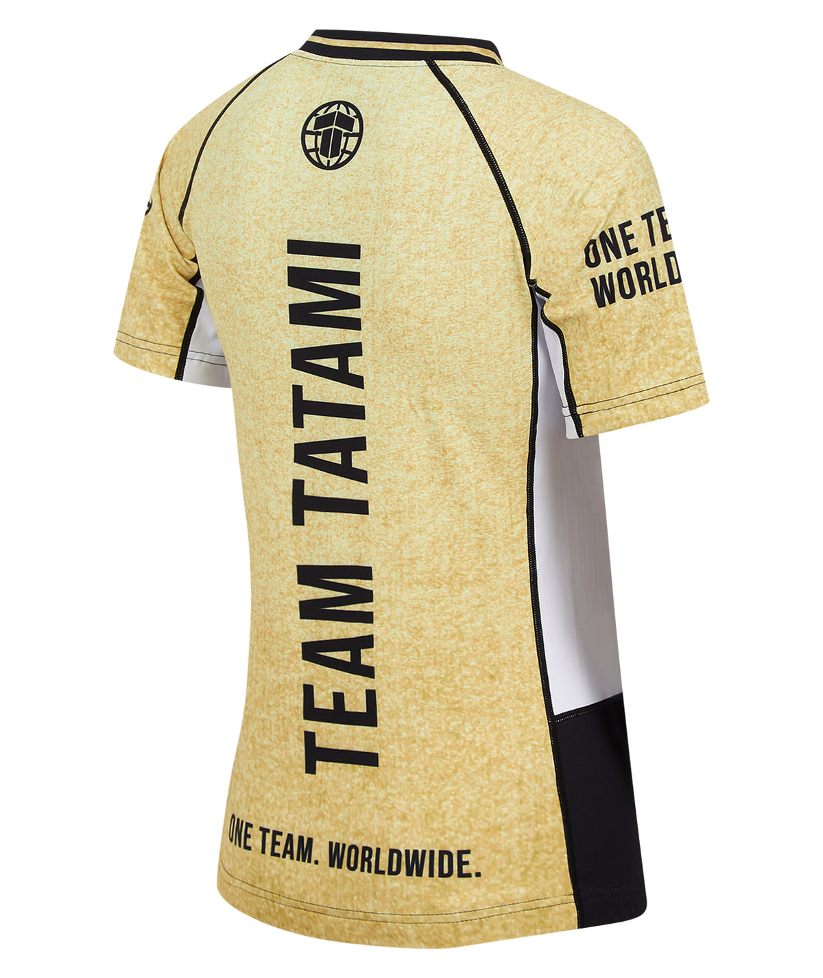 Ladies Team Tatami Short Sleeve Rash Guard - Gold