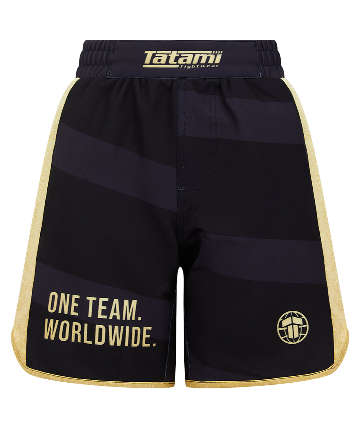 Ladies Team Tatami Shorts - Black & Gold