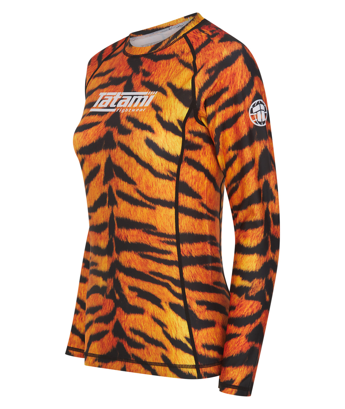 Ladies Helena Long Sleeve Rash Guard - Tiger