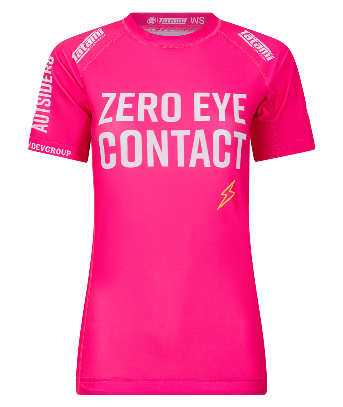 Ladies Autsiders Zero Contact Rash Guard - Pink