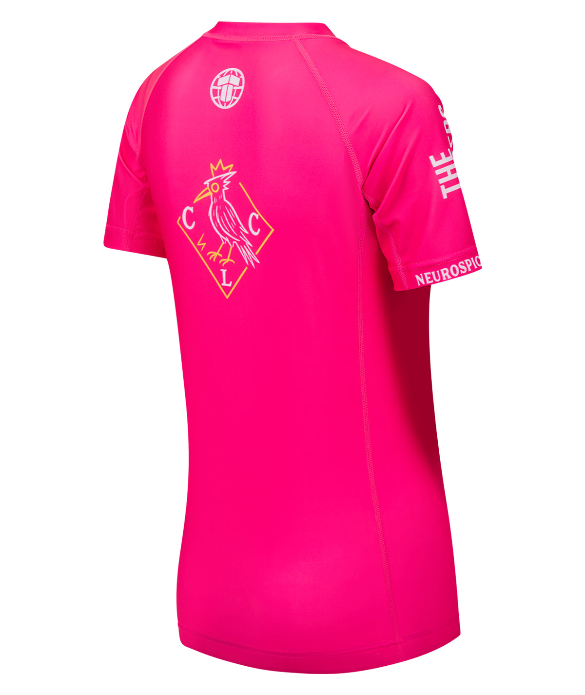 Ladies Autsiders Zero Contact Rash Guard - Pink