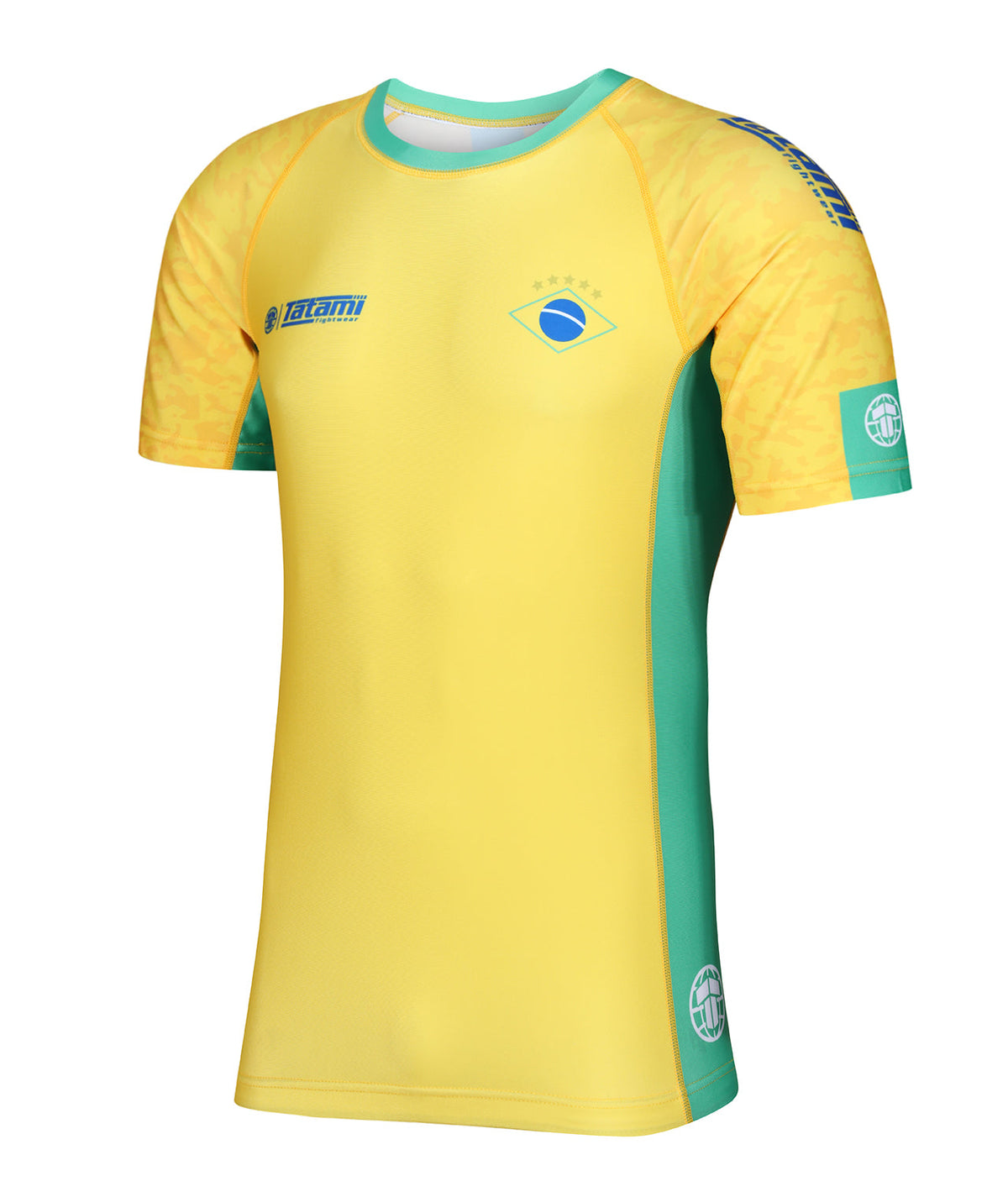Abstract Rash Guard - Brazil