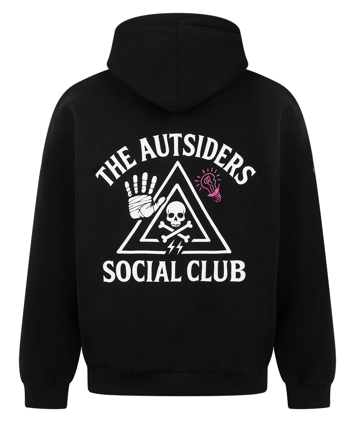 Autsiders Social Club Oversized Hoodie - Black