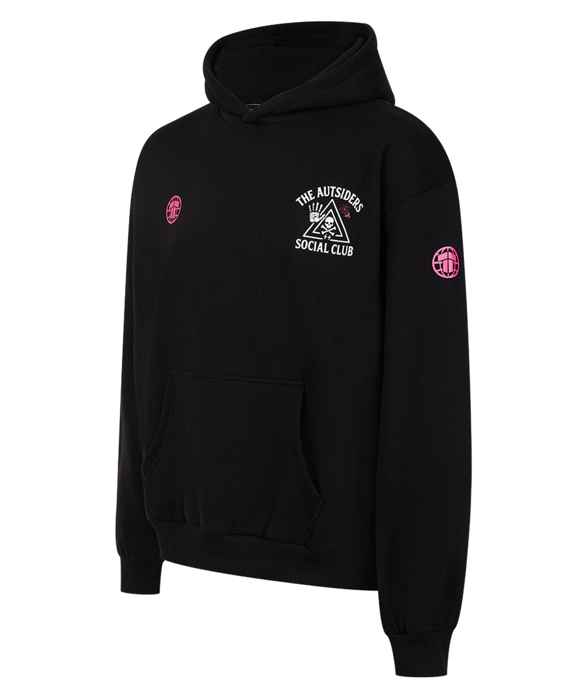 Autsiders Social Club Oversized Hoodie - Black