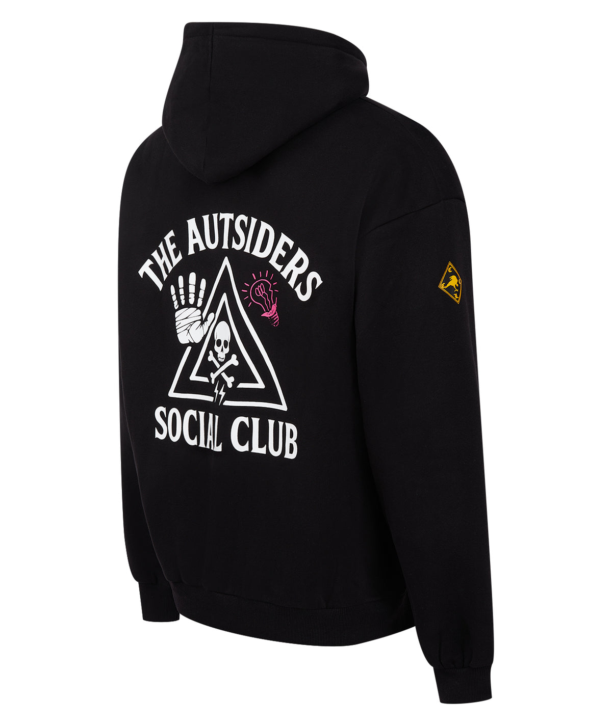 Autsiders Social Club Oversized Hoodie - Black