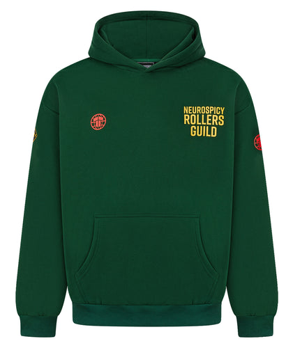 Autsiders Neurospicy Oversized Hoodie - Green
