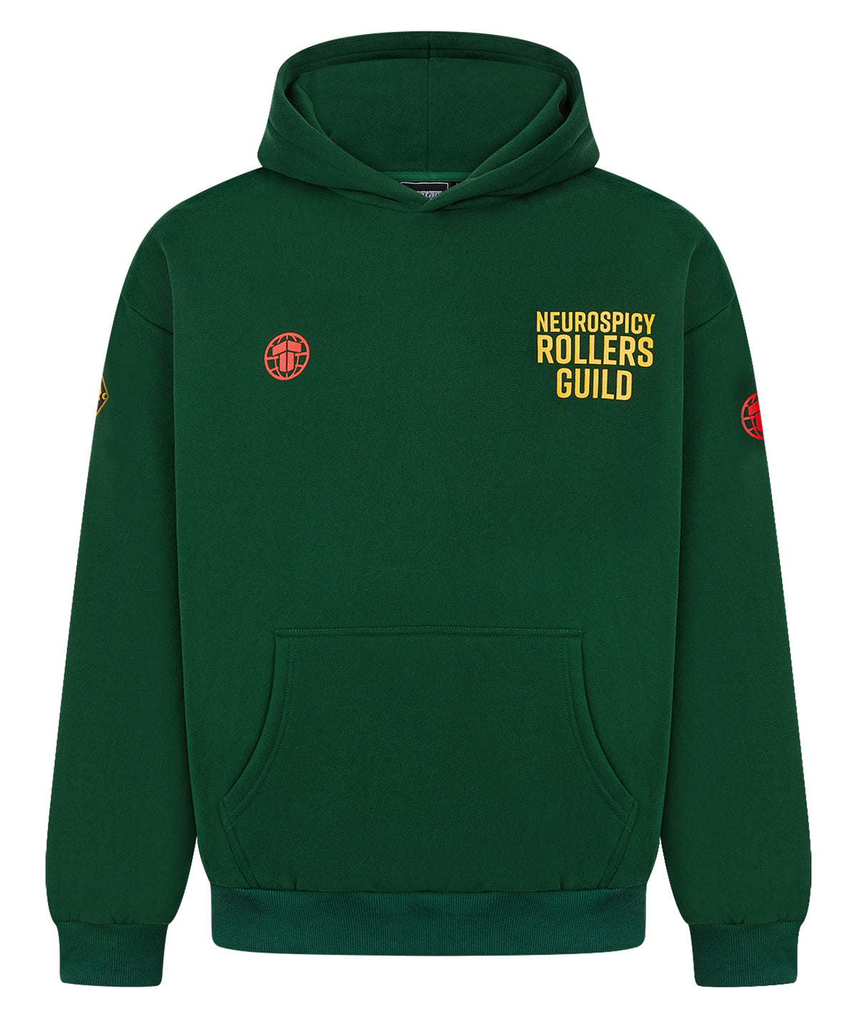 Autsiders Neurospicy Oversized Hoodie - Green