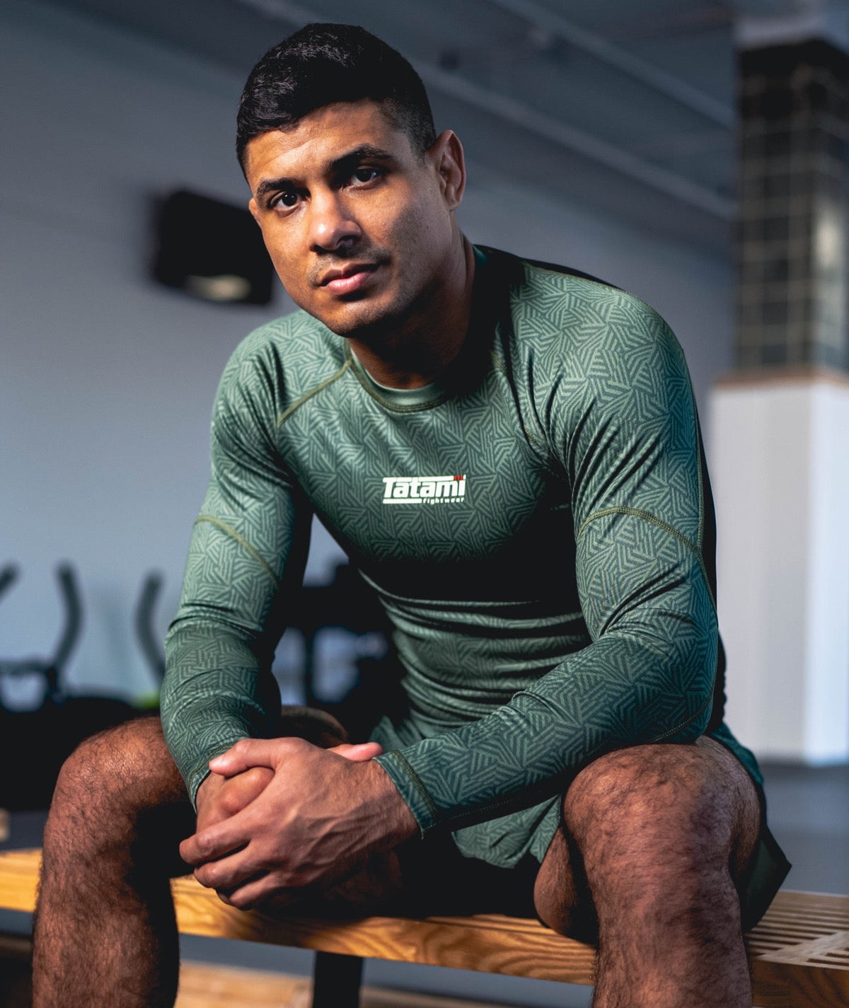 Dimension Long Sleeve Rash Guard - Green