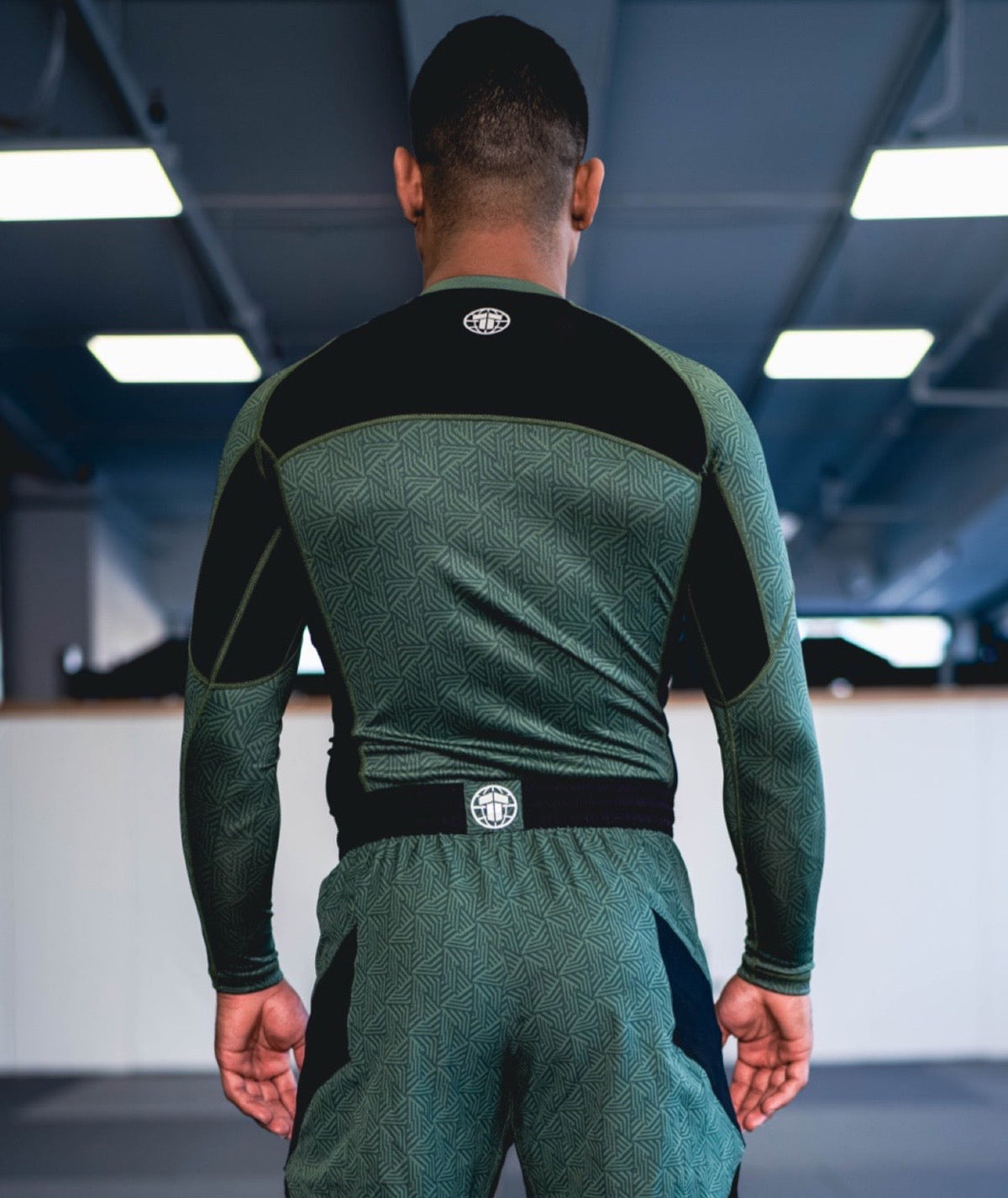 Dimension Long Sleeve Rash Guard - Green