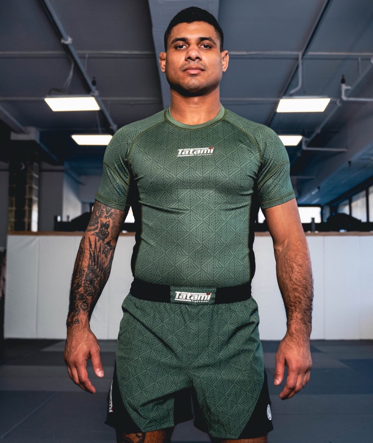 Dimension Short Sleeve Rash Guard - Green
