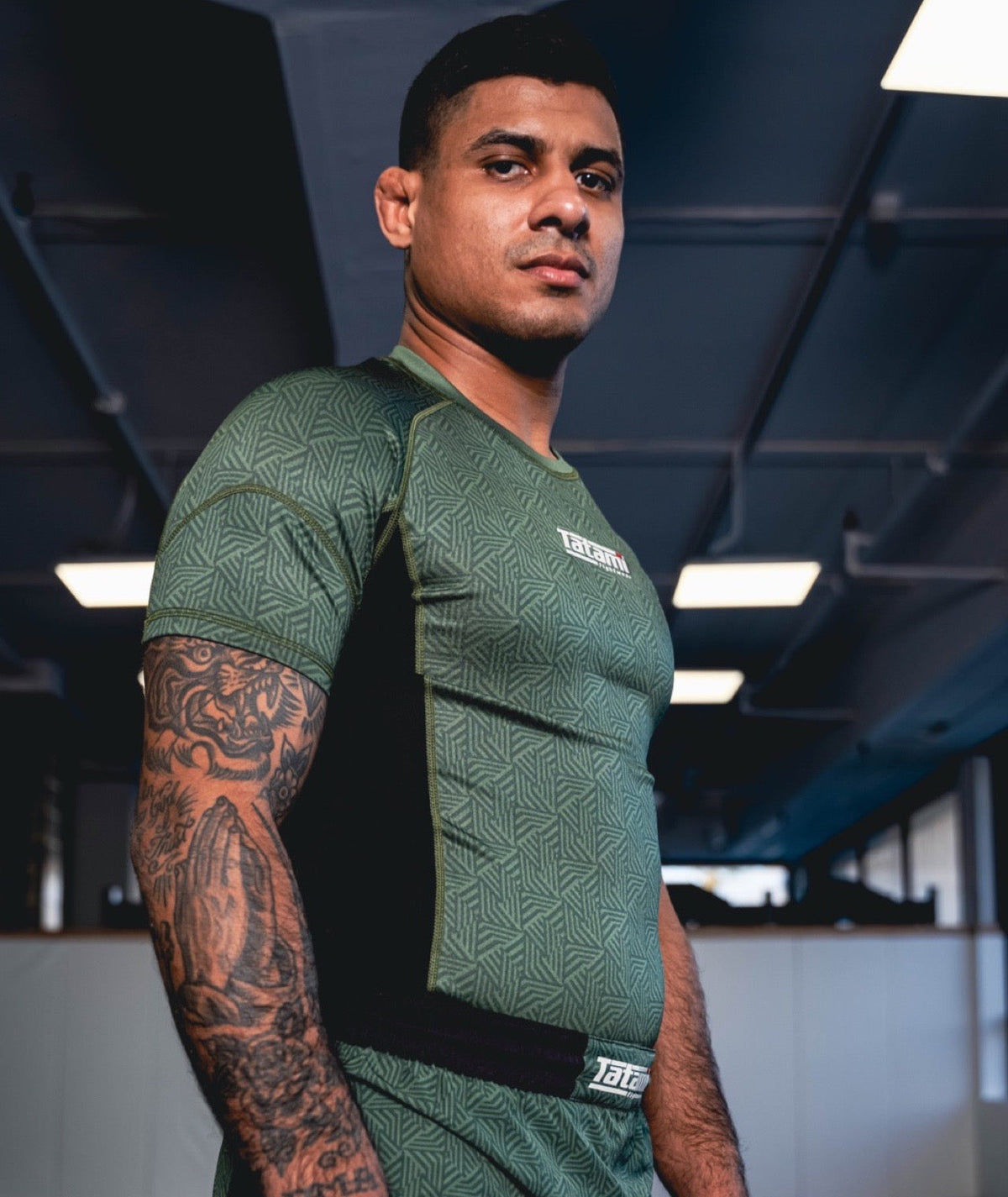 Dimension Short Sleeve Rash Guard - Green