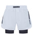 IBJJF Ranked Hybrid Shorts - Black & White
