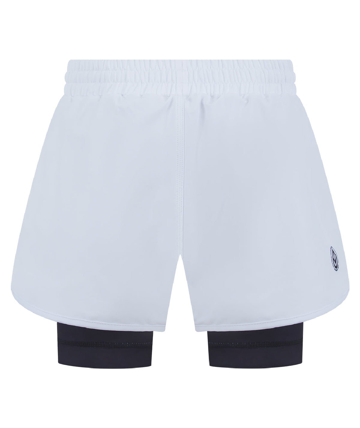 IBJJF Ranked Hybrid Shorts - Black & White