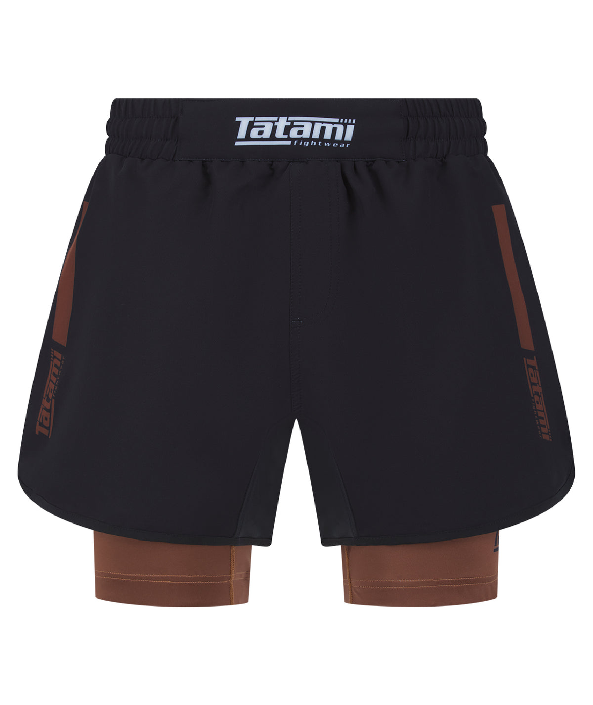 IBJJF Ranked Hybrid Shorts - Brown
