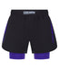 IBJJF Ranked Hybrid Shorts - Purple
