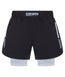 IBJJF Ranked Hybrid Shorts - White