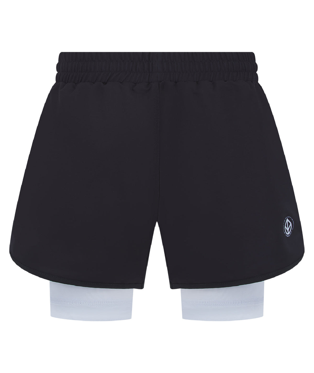 IBJJF Ranked Hybrid Shorts - White