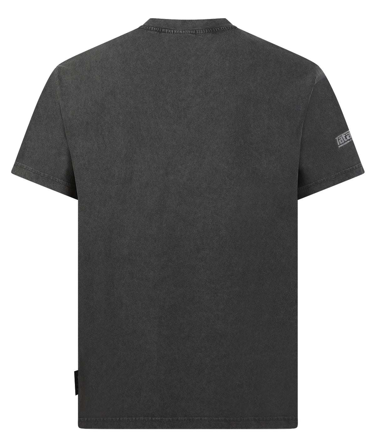Tatami Globe Stonewashed T-Shirt - White On Grey