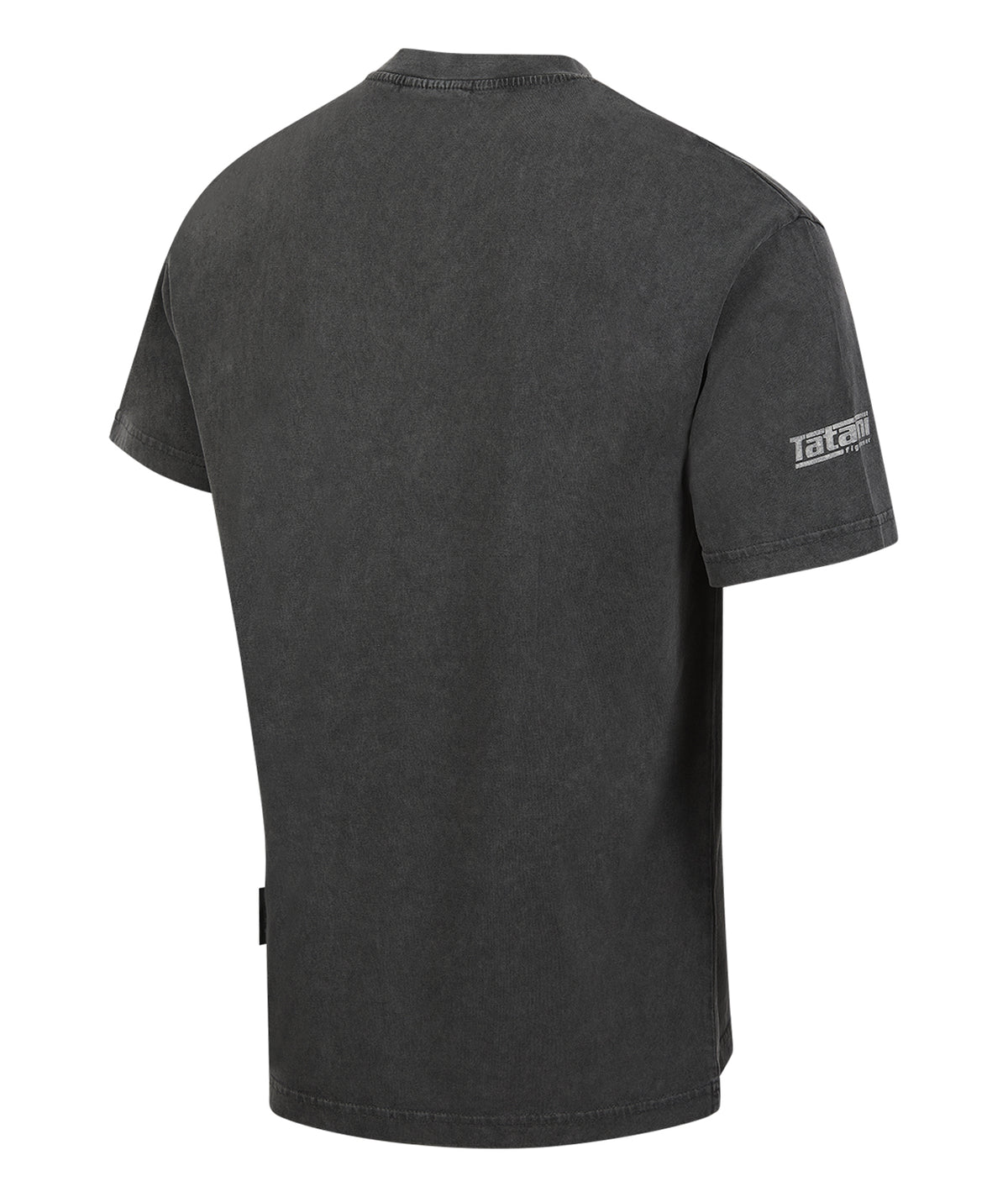 Tatami Globe Stonewashed T-Shirt - White On Grey