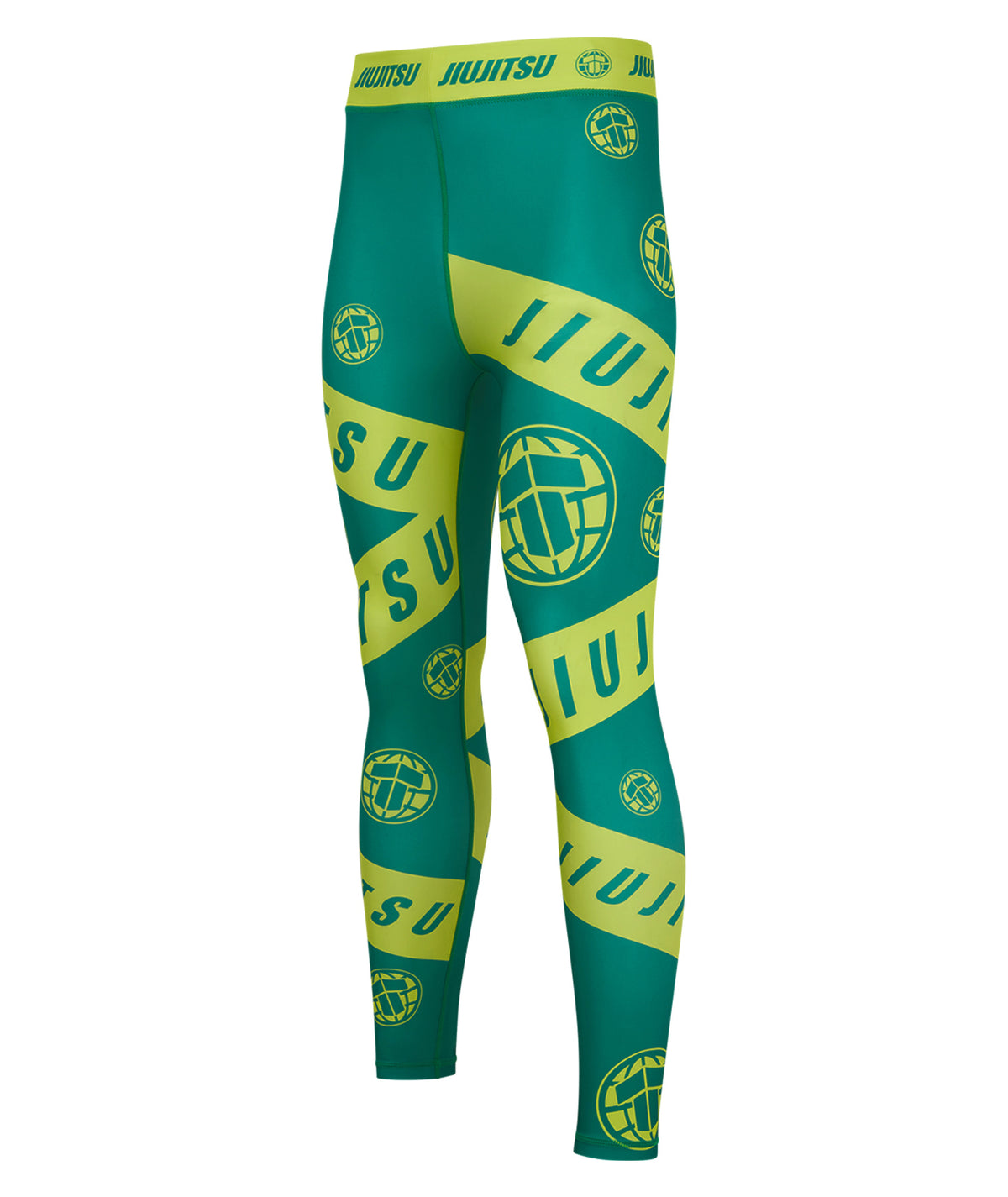 Mens Helena Taped Spats - Green & Yellow