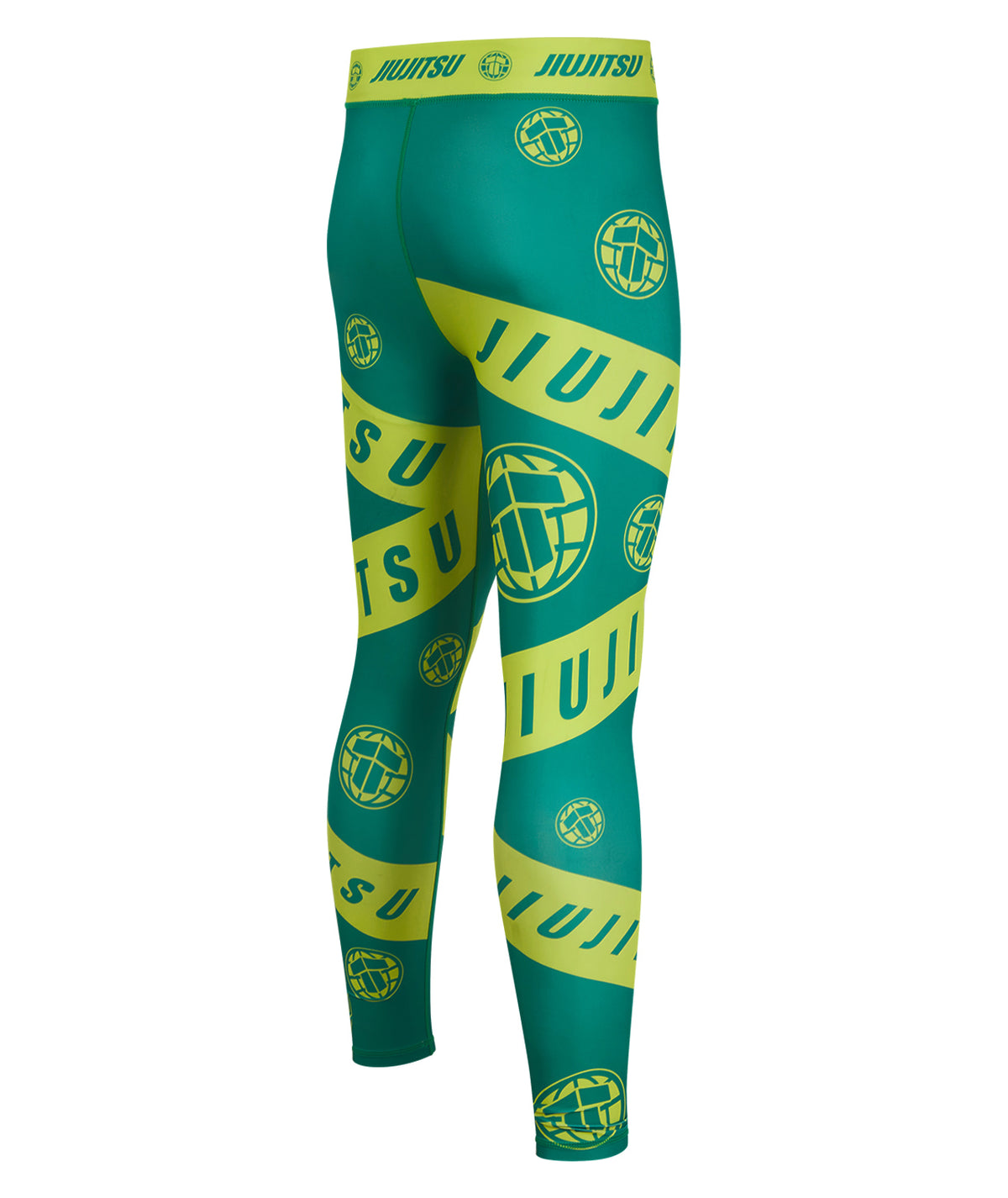 Mens Helena Taped Spats - Green & Yellow