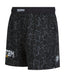 High Split MMA Shorts - Black Leopard