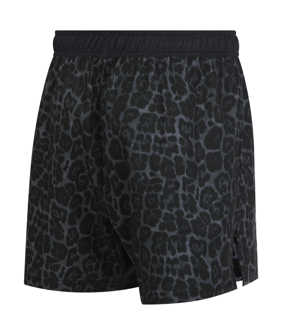 High Split MMA Shorts - Black Leopard