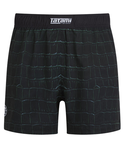 High Split MMA Shorts - Crocodile