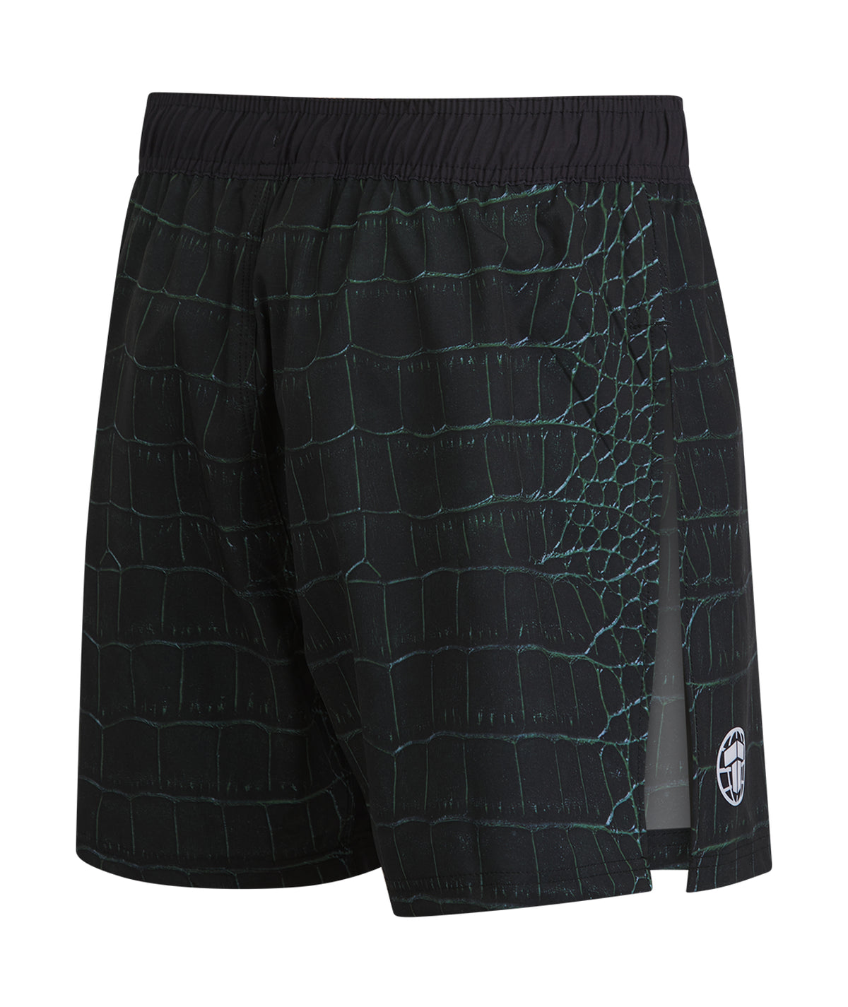 High Split MMA Shorts - Crocodile