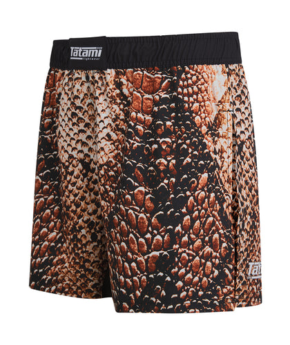 High Split MMA Shorts - Snake