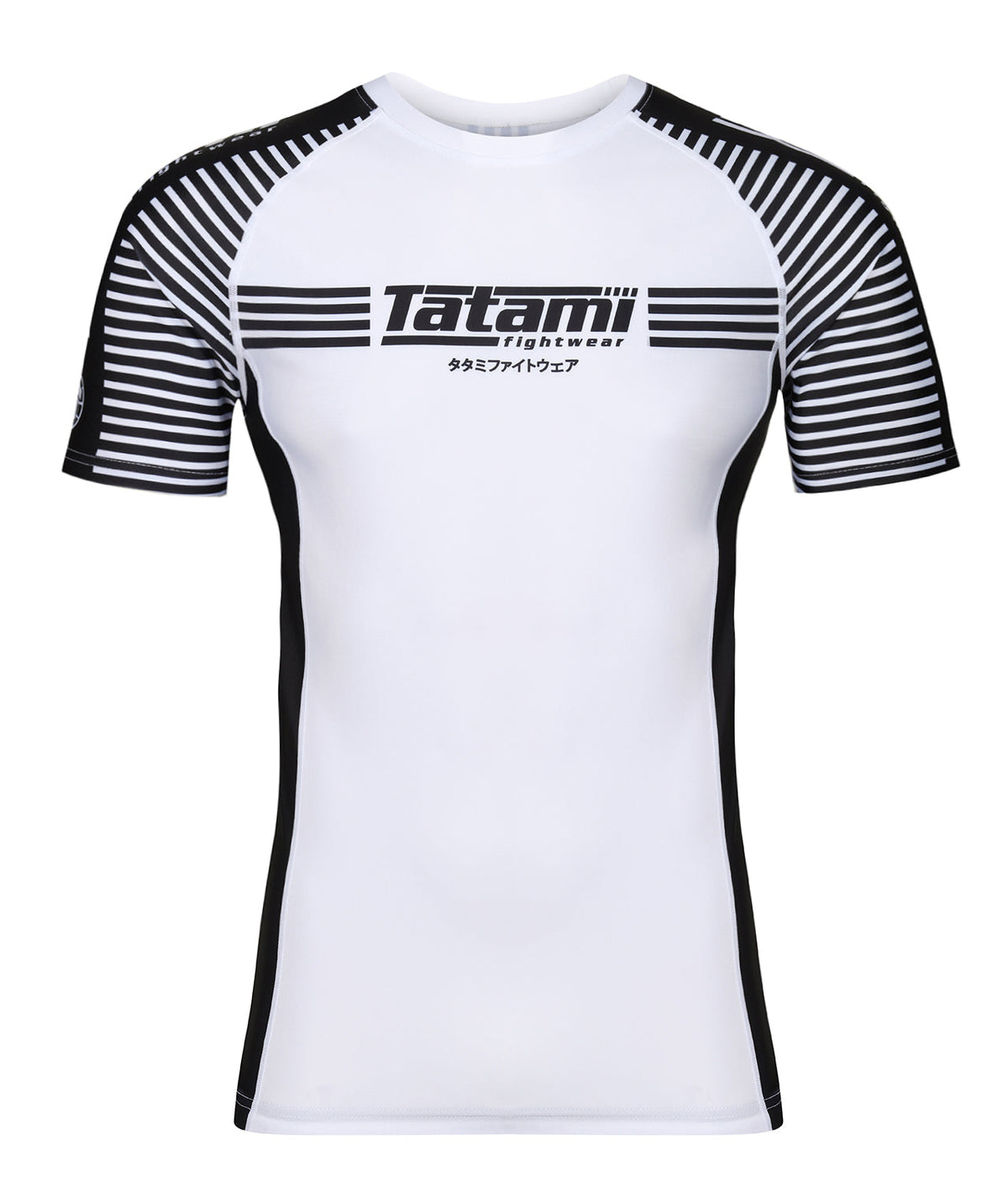 IBJJF Ranked Rash Guard - Black & White