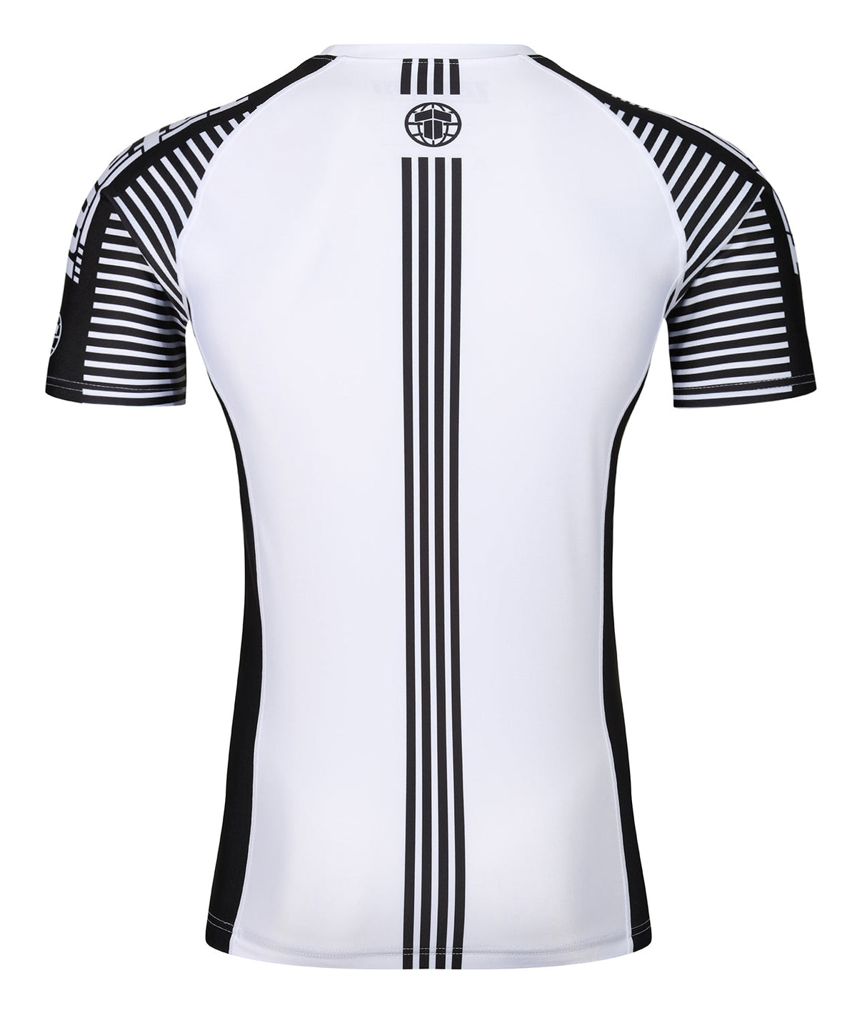 IBJJF Ranked Rash Guard - Black & White